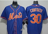New York Mets #30 Michael Conforto Blue New Cool Base Alternate Home Stitched Baseball Jersey,baseball caps,new era cap wholesale,wholesale hats